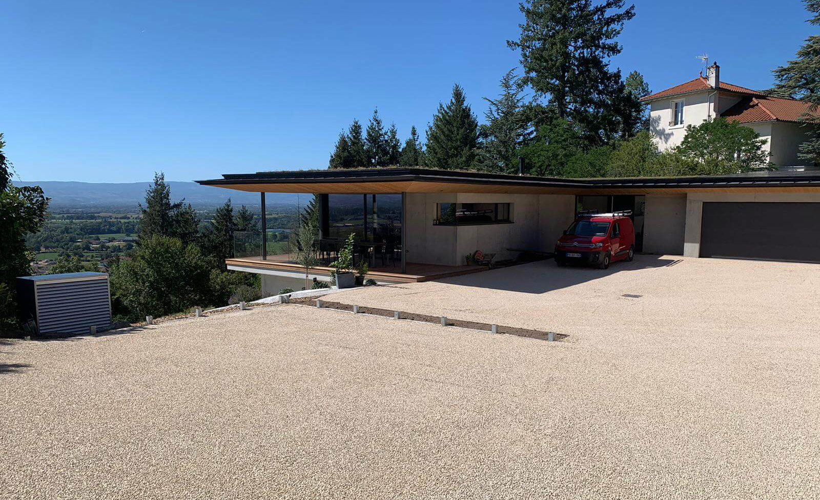 Travaux d'aménagement extérieur